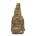 Camo tactical cross-body bag with MOLLE system and durable camouflage fabric - CP Camouflage