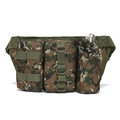 Sacoche ceinture tactique camouflage numérique avec porte-bouteille d'eau intégré - Camouflage Digital de Jungle
