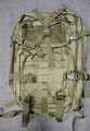 Zaino tattico da 45L per escursionismo mimetico verde oliva con sistema MOLLE - 20-35L / Mimetico FG