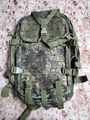 Zaino da trekking 45L con motivo mimetico digitale e sistema MOLLE resistente - 20-35L / Mimetico Russo