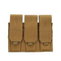 Taktische dreifache Magazintasche in Coyote-Braun mit Molle-System für Outdoor-Westen - Sandfarben