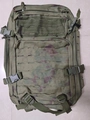 Sac à dos tactique camouflage vert armée avec système MOLLE découpé au laser - Grande Capacité / Ruine verte