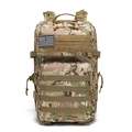 Mochila táctica de camuflaje con parche de bandera de EE. UU. y sistema MOLLE - 49*30*15CM / Camuflaje CP