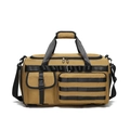 Bolsa táctica de fitness caqui con sistema MOLLE y correas reforzadas para exterior - Arena