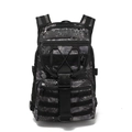Waterproof tactical backpack in dark python camo pattern with MOLLE system expansion - 36-55L / Serpent Black Camouflage