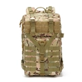 Tactical multicam backpack for hiking with MOLLE system and high capacity storage - CP Camouflage