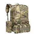 Tactical 45L CP camouflage hiking backpack with detachable modular pouches - CP Camouflage