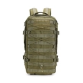 Mochila táctica verde militar para exteriores con sistema MOLLE duradero y velcro - 20-35L / Verde Militar