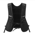 Zaino a gilet da ciclismo nero resistente all'acqua con cinghie regolabili e rete - Sotto i 20L / Nero