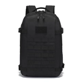 Zaino tattico nero con sistema MOLLE e cinghie di compressione regolabili - 36-55L / Nero
