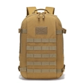 Zaino d'assalto tattico color coyote brown con sistema MOLLE per addestramento militare - 36-55L / Sabbia