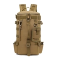 Zaino tattico da pesca kaki con sistema Molle e grande capacità per attrezzatura - 20-35L / Sabbia