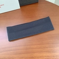 Fascia sportiva nera larga ed elastica per yoga e fitness in morbido tessuto a maglia - Grigio Scuro