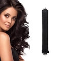Bigoudi sans chaleur en velours noir pour créer des boucles naturelles sans dommage - Noir