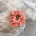 Coletero estilo vintage francés rosa suave de punto con textura de canalé elegante - Rosa