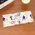 Bandeau élastique blanc avec motifs de ballons de football et trophées pour le sport - Motif de football étoile lune et silhouette