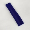 Dettaglio della fascia sportiva blu navy elasticizzata con trama a coste in maglia - Blu Zaffiro (8#)