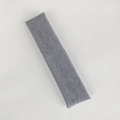 Minimalist grey heathered knit sports headband for women, soft stretch fabric variant - Light Gray (1#)