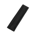 Minimalistisches 6cm breites schwarzes elastisches Sportstirnband mit weicher Textur - Schwarz