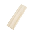 6cm breites cremeweißes elastisches Strick-Sportstirnband für Yoga und Lauftraining - Gebrochenes Weiß