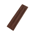 Deep brown 6cm wide elastic yoga headband for men and women with soft knitted texture - Coffee