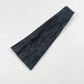 Fascia sportiva elastica in maglia grigio antracite per yoga e allenamento fitness - Nero