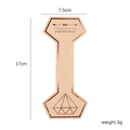 Pink hair accessory card with gold diamond print and To have and to hold text - Pink Bronzing (1)