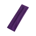 Deep purple high-elastic yoga headband with a seamless knit design for sports - Purple