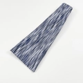 Fascia sportiva elastica a righe bianche e blu per yoga e fitness training - Blu scuro