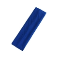 6cm dark blue elastic sports headband for yoga and running with sweat-absorbing fabric - Blue
