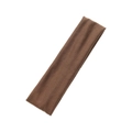 Minimalist 6cm wide brown ribbed sports headband for running and yoga fitness - Tan