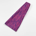 Elastic pink and purple striped sports headband for yoga and fitness training - Deep purple