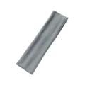 Deep grey wide elastic sports headband for yoga and running with seamless knitted fabric - Gray