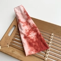Bandeau de yoga élastique tie-dye rose et terre cuite pour fitness et sport - Style Tie-Dye Rose Terre Cuite (6#)