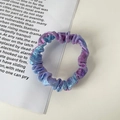 Elastico scrunchie glitterato sfumato blu-viola con finitura metallica e paillettes - Sfumato Paillettes Blu Viola Piccolo (Piccolo 4)