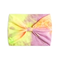 Fascia elastica per yoga tie-dye nei colori arcobaleno giallo, rosa e arancione - Stile Fiocco Tie-Dye Giallo Rosa Arancione (#10)