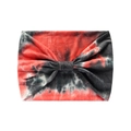 Fascia elastica arcobaleno tie-dye per yoga con design a fiocco rosso e grigio scuro - Stile Fiocco Tie-Dye Rosso Grigio Scuro (#28)