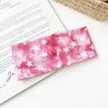 Pink tie-dye elastic headband with white star pattern for yoga and sports wear - Pink Tie-Dye Star Style (79#)