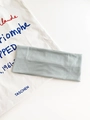 Fascia sportiva elastica larga in maglia grigio chiaro per corsa e yoga fitness - Grigio chiaro