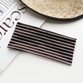 Brown and white zigzag knitted boho yoga headband with premium texture and elastic cotton - Brown White Zigzag Style (23#)