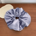 Coletero extra grande de 20cm en satén morado lavanda con textura sedosa elegante - Púrpura Col