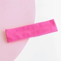Cinta deportiva de punto elástica en color rojo rosa para yoga y fitness - rosa intenso