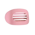 Pinza per capelli ovale rosa opaco in acetato per acconciature eleganti e chic - Rosa Carne (7#)