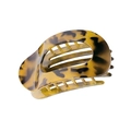 Pinza per capelli classica in acetato con stampa leopardata tartarugata per acconciature - Stampa Leopardata Chiara (12#)