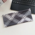 Bandeau sport à carreaux gris et noir en tissu élastique absorbant la transpiration - 11# Plaid Gris
