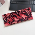 Bandeau élastique large avec imprimé géométrique rouge et noir pour le sport - 14# Graffiti Rouge