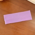 Elastic purple ribbed knit headband for yoga and sports, minimalist solid color hair accessory - Lavender