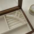 Macro detail of high-quality acetate hair claw clip with iridescent pearly finish - Pearl White