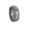 Anello vintage in acciaio inossidabile grigio opaco con citazione ispiratrice LET THEM - US 6 / Argento Antico