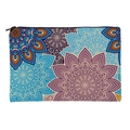 Draagbare Oxford stoffen make-up tas met mandala print en zwarte ritssluiting - Mandala Print (fxhzb788)